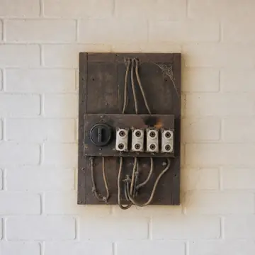 Your sample photo: an old fuse board